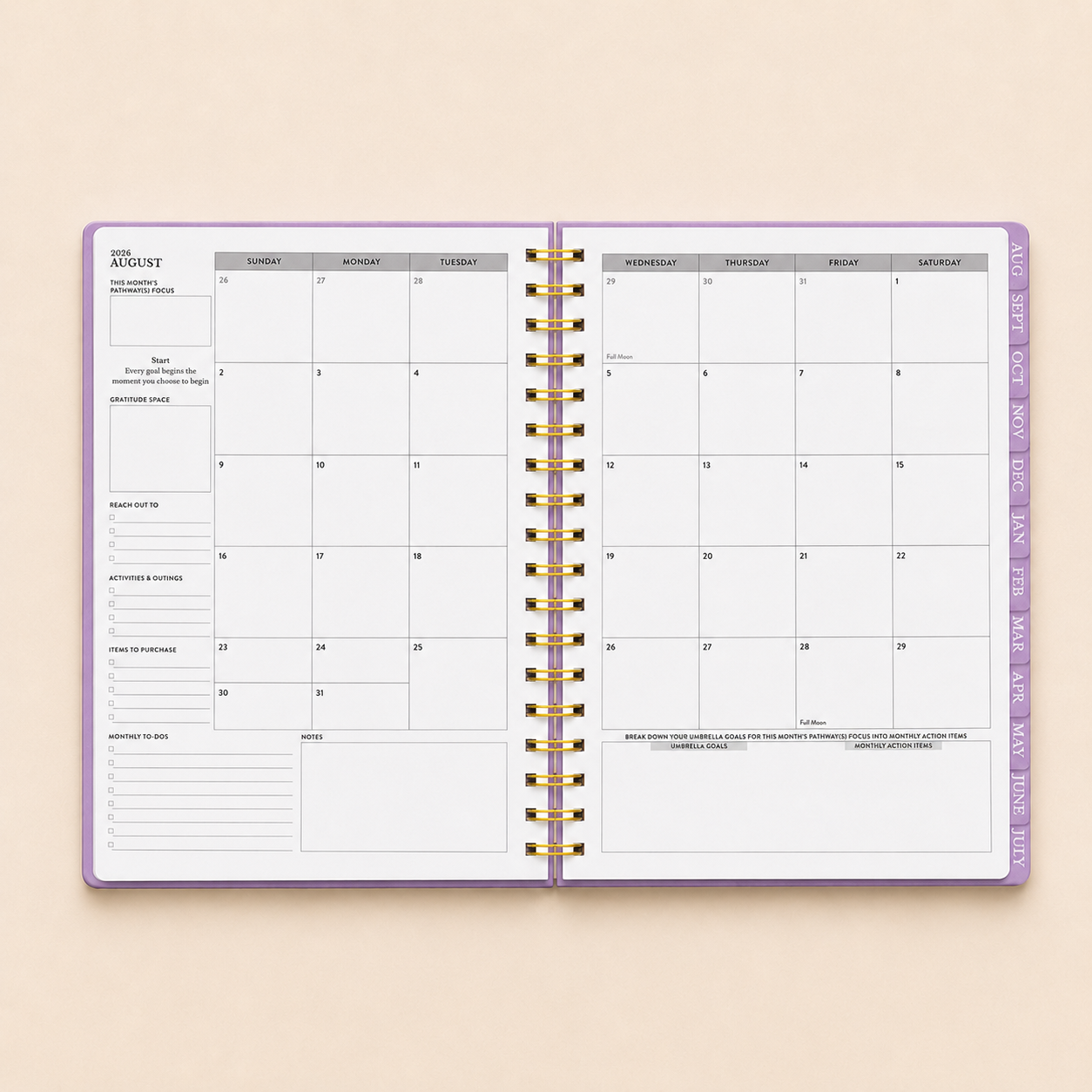 Monthly Calendars