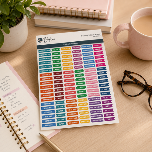 3. Academic Stickers