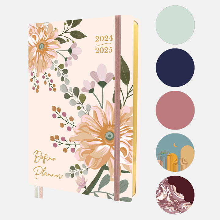 2024-2025 Mid-Year Monthly & Weekly Softbound Planner