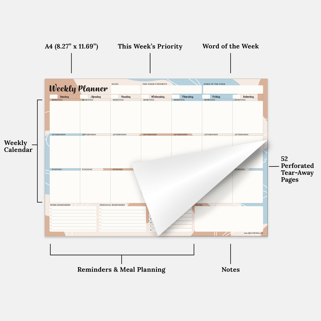 Weekly Desk Planner