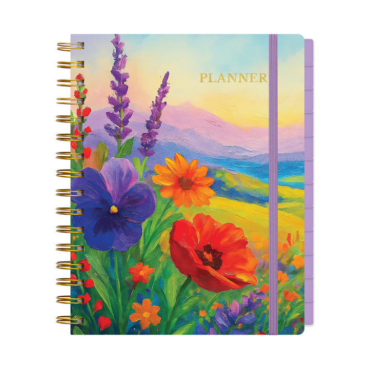 Planner with floral design on a white background #color_morning-glow