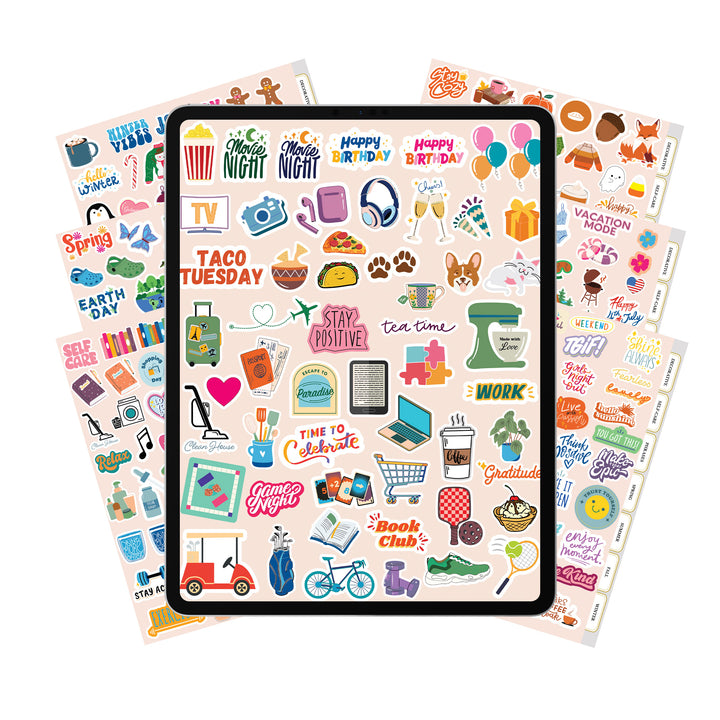 Variety Digital Sticker Book