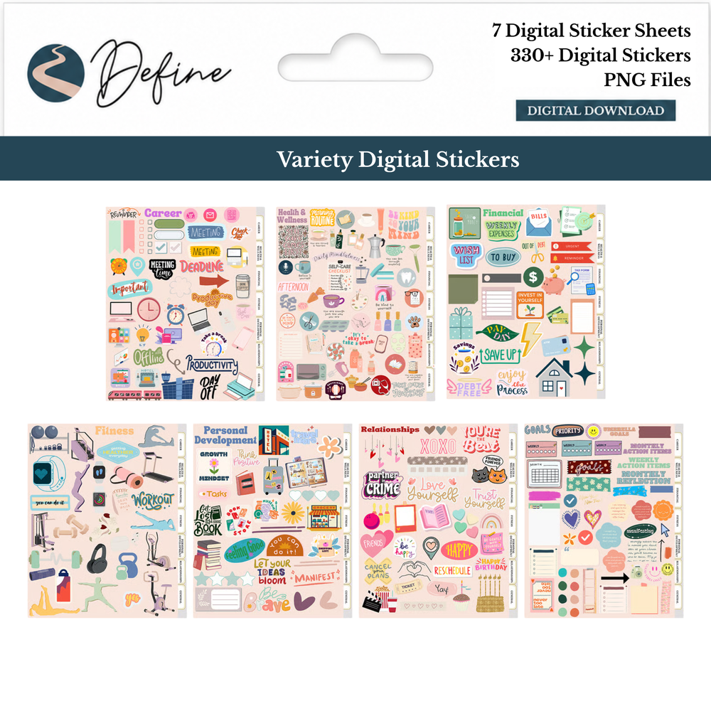 Variety Digital Sticker Book