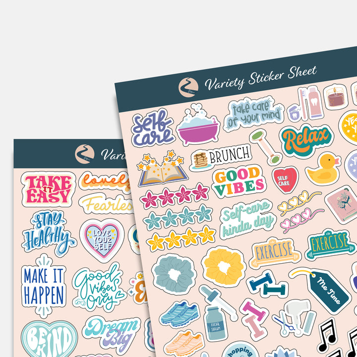 Variety Sticker Sheets & Marker Bundle Pack