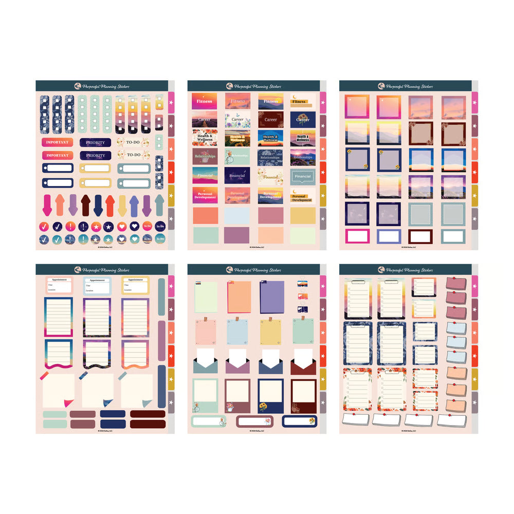 Purposeful Planning Digital Sticker Book