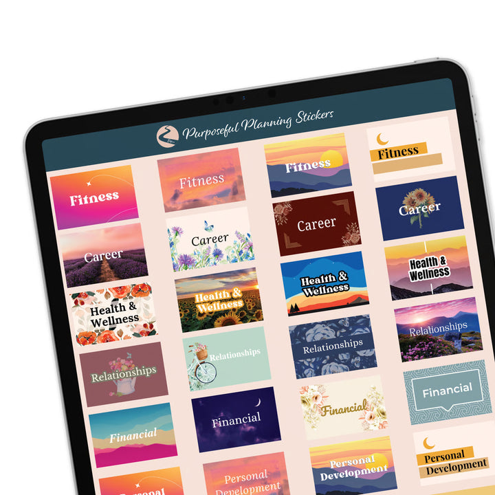 Purposeful Planning Digital Sticker Book