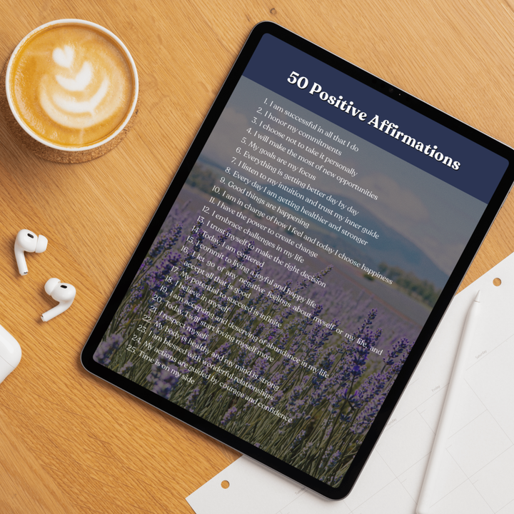 Tablet displaying &