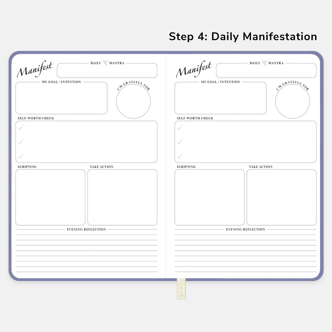 Mystic Michaela's Manifestation Journal, Sticker Sheets, & Crystal Pen