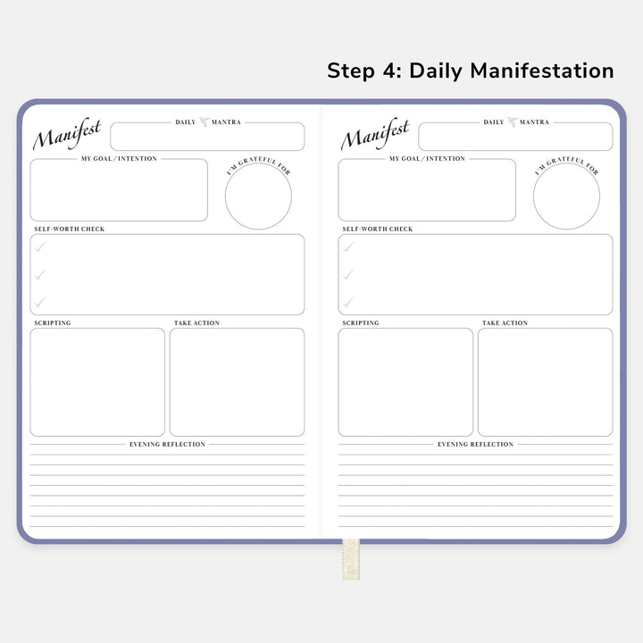 Mystic Michaela's Manifestation Journal, Sticker Sheets, & Crystal Pen