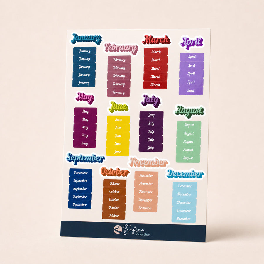 Undated Sticker Sheet